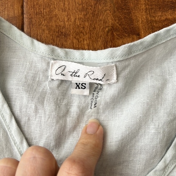 Young Fabulous Broke On The Road Maddox Linen Jumpsuit Size XS - Picture 11 of 13